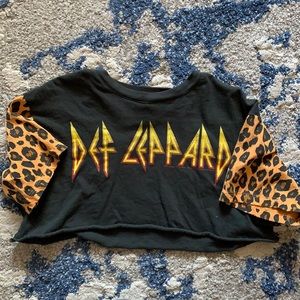 Cheetah crop top